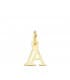 Pendentif initiale en or 18 carats A