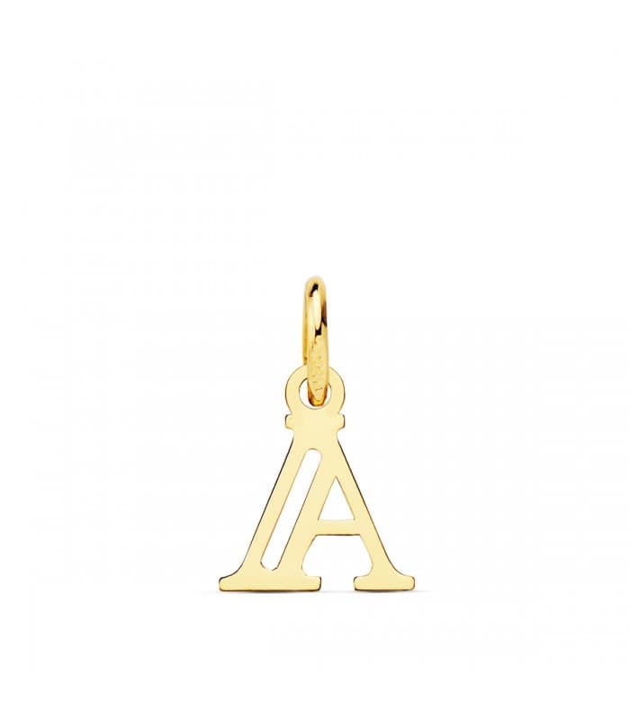 Pendentif initiale en or 18 carats A