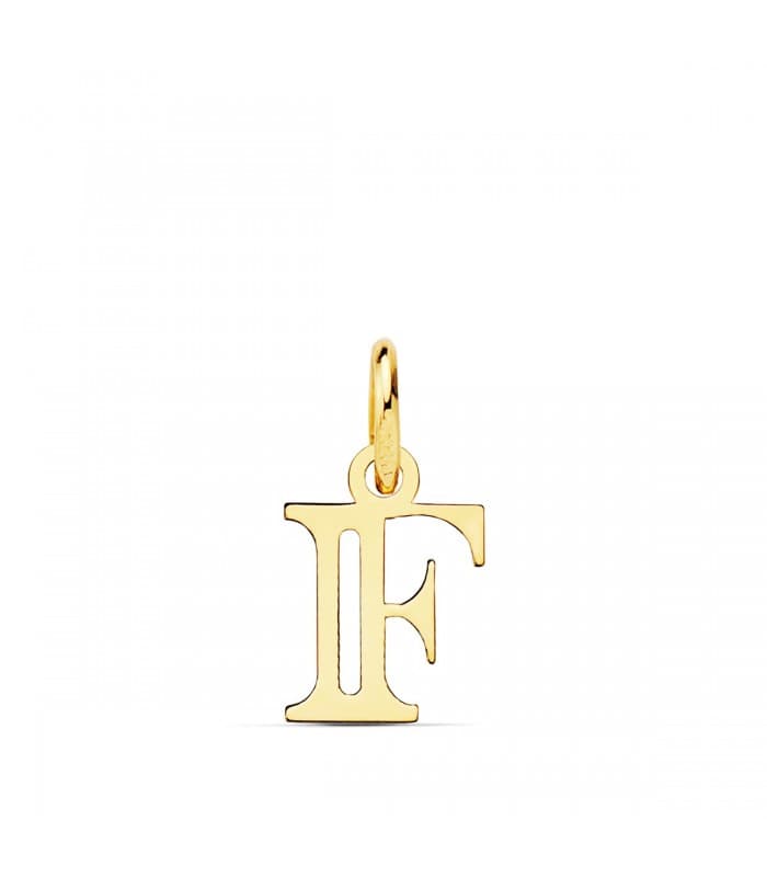 Pendentif initiale en or 18 carats F