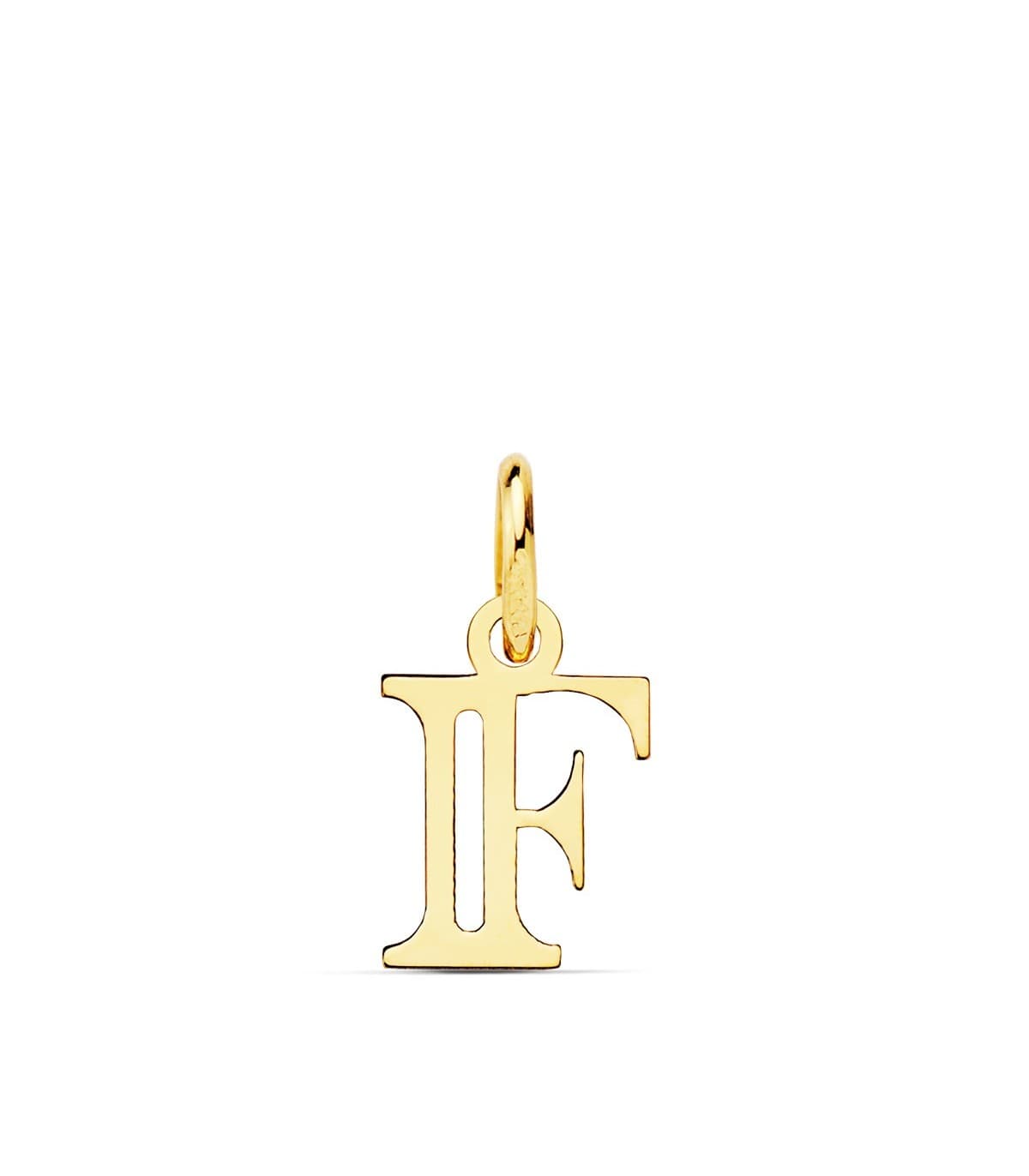 Pendentif initiale en or 18 carats F