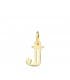 Pendentif initiale en or 18 carats J