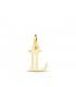 Pendentif initiale en or 18 carats L