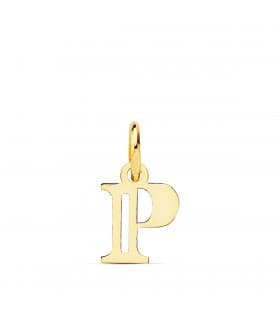 Pendentif initiale en or 18 carats P