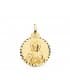 Sagrado Corazón de Jesús Talla Oro 18K 20 mm