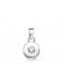 Colgante Chatón Diamante 0.050 Qtes. oro blanco 18K. Colgante de mujer con diamante. Colgante oro blanco.