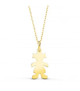 Collana personalizzata Bambina Oro 18kt
