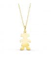 Halskette mit Gravur Kindernamen 22356-0 Familienkette 18K Gold