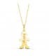 Collar personalizado silueta niño Oro 18K colgante mama, regalos para el dia de la madre