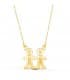 Collier personnalisable silhouette garçons Or 18K