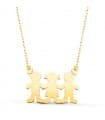 Collana personalizzata bambini e bambina Oro 18kt