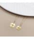 Ciondolo Rosa dei venti Oro giallo 18Kt lucido - Collana bussole, portafortuna 16mm