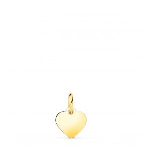 Colgante personalizado Corazón Oro 18K 8mm
