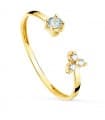 Bague Bardot Or 18K Topaze et Diamants