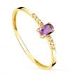 Bague Garbo Or 18K Améthyste et Diamants