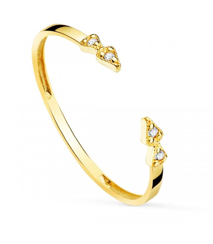 Anillo Crawford Oro 18K Diamantes 0.032 Qts.