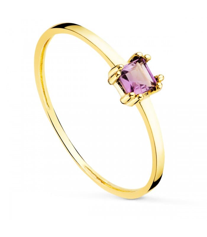 Anello ametista oro giallo 18kt Turner | Anelli da donna con pietre semi preziose