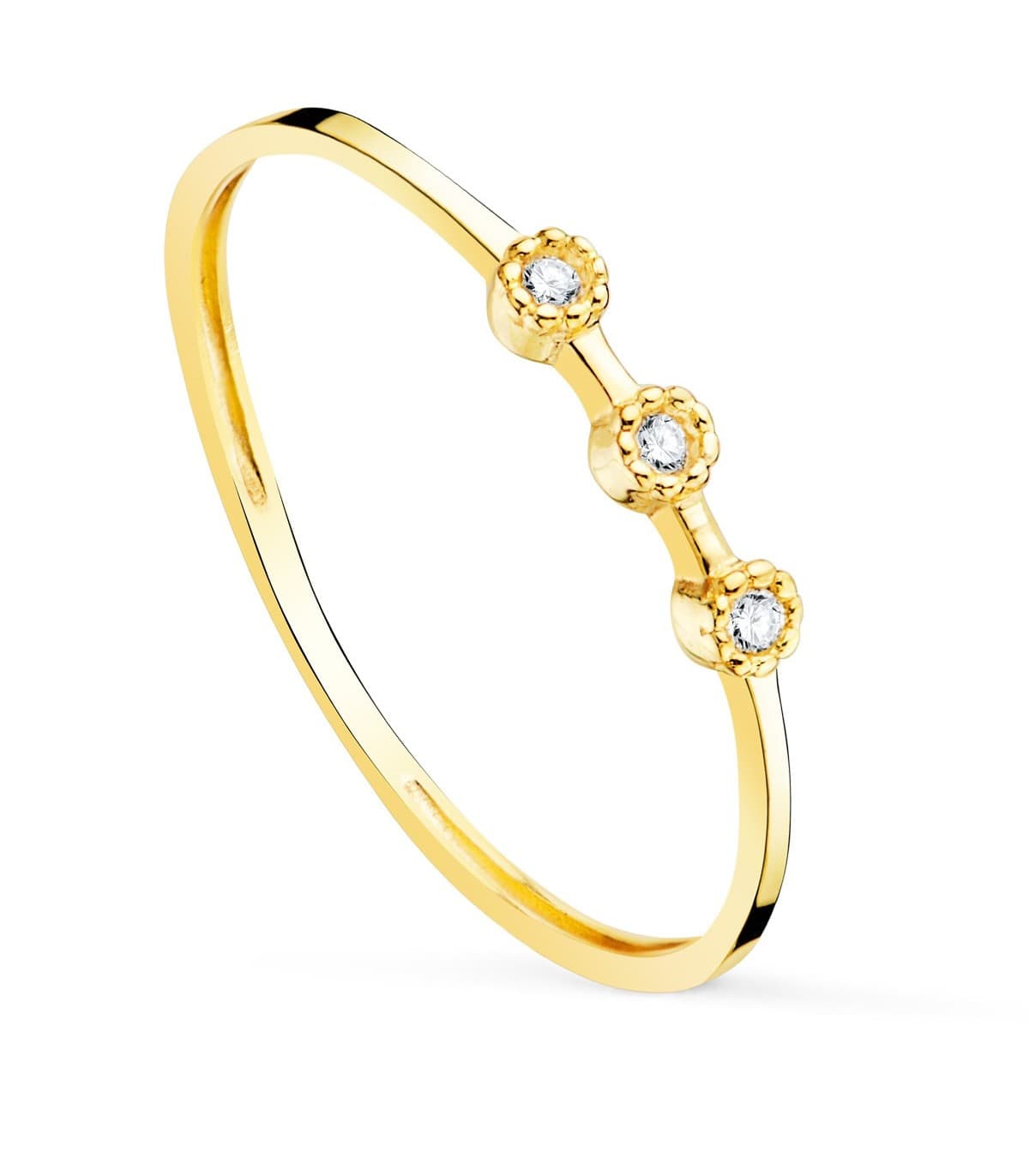 Anillo Harlow Oro 18K Diamantes 0.024 Qts.