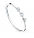 Anello Harlow Oro bianco 18 carati Diamanti 0,024 ct