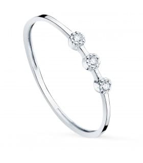 Anello Harlow Oro bianco 18 carati Diamanti 0,024 ct