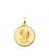 Medalla Virgen niña talla 18Ktes 20mm Comprar regalos para comunion joyeria online