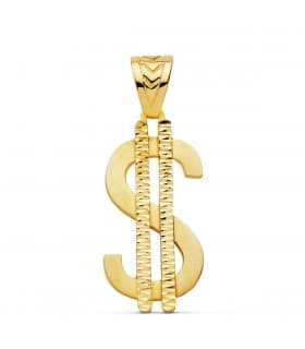 Pendentif homme Dollar Or 18K