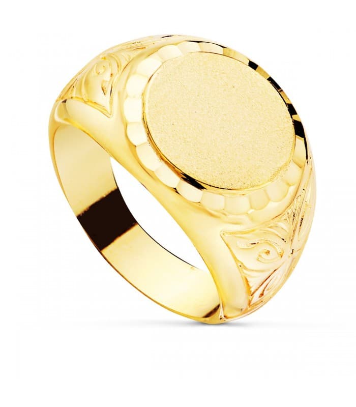 Sello hombre Fabián Oro Amarillo 18K macizo