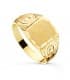 Sello hombre Gabriel Amarillo Oro 18K macizo