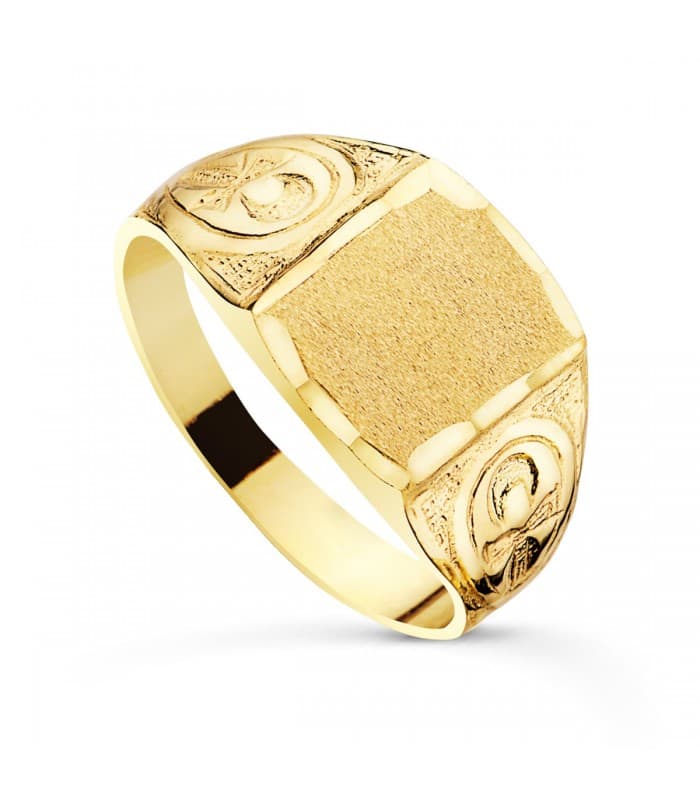 Sello hombre Gabriel Amarillo Oro 18K macizo
