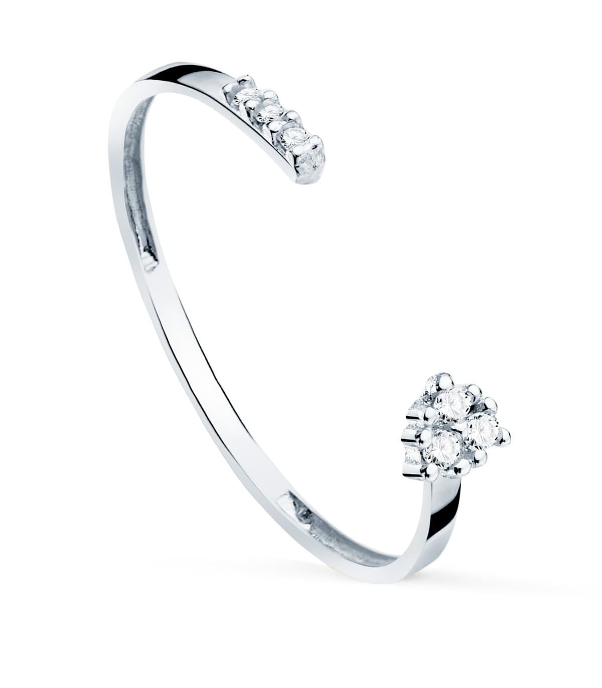 Anello Novak Oro bianco 18kt Diamanti 0,040 ct. Anello da donna con diamanti.