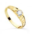 Siegelring für Jungen, 18K Gold 02000036