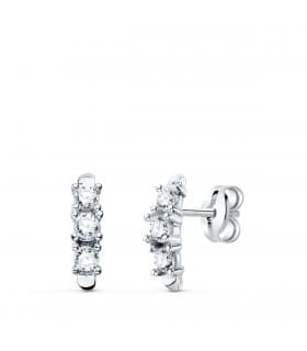 Pendientes Trilogy Oro Amarillo 18K