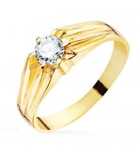 Sello hombre Marcelo Amarillo Oro 18K macizo
