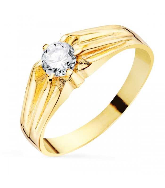 Sello hombre Marcelo Amarillo Oro 18K macizo