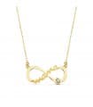 Collar Mamá Infinito Oro Amarillo 18K