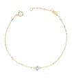 Bracelet Diamant Chérie Or 18K 0.015 Ct.