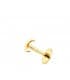 Piercing de oreja Oro Amarillo 18K Luna