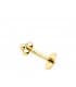 Piercing mini bolitas Oro Amarillo 18K