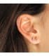 Ear cuff Oro Amarillo 18K Trepador
