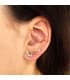 Bolitas Ear Cuff Or Jaune 18K Billes