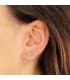 Piercing Aro Zircon Oro Amarillo 18K
