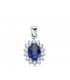 Anhänger Eowyn Saphir & Diamant 750 Weißgold