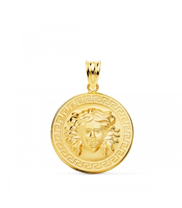 Médaille Méduse Or 18K 20 mm