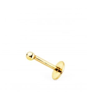 Piercing de oreja Oro Amarillo 18K Bola