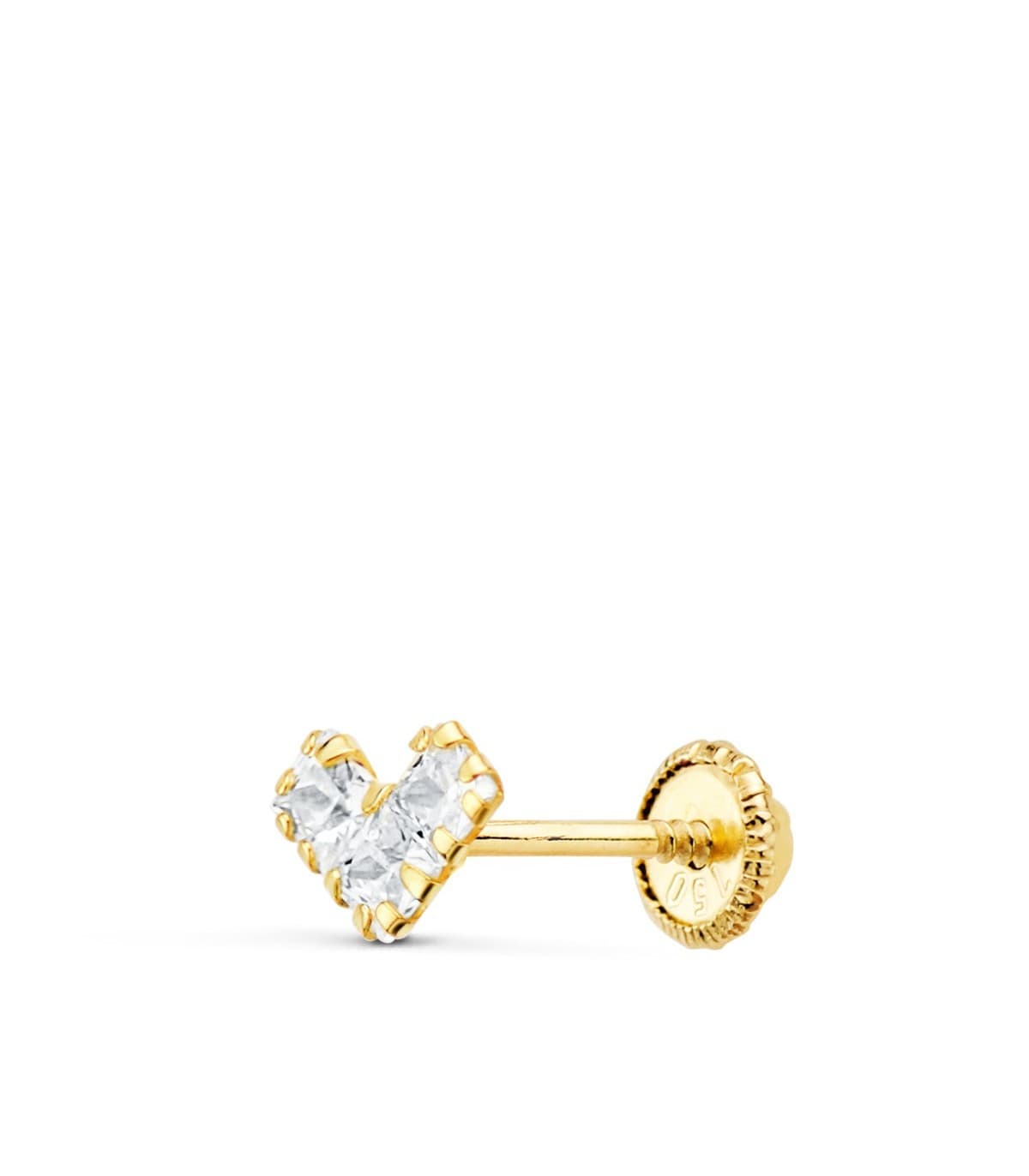 Piercing Coeur Or Jaune 18K
