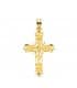 Croix Filigrane Or Jaune 18K 35 mm