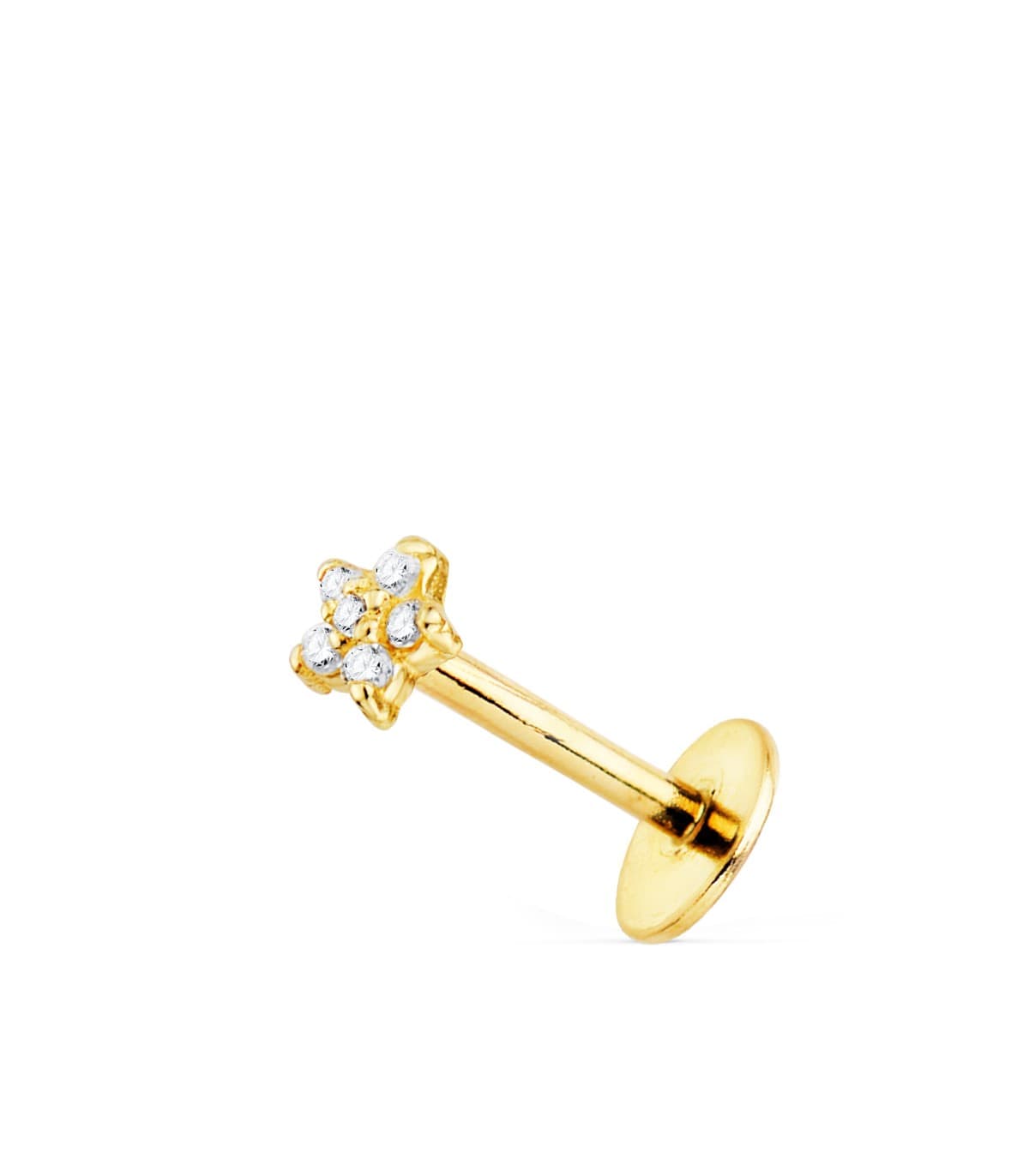Piercing oreille Étoile Or Jaune 18K