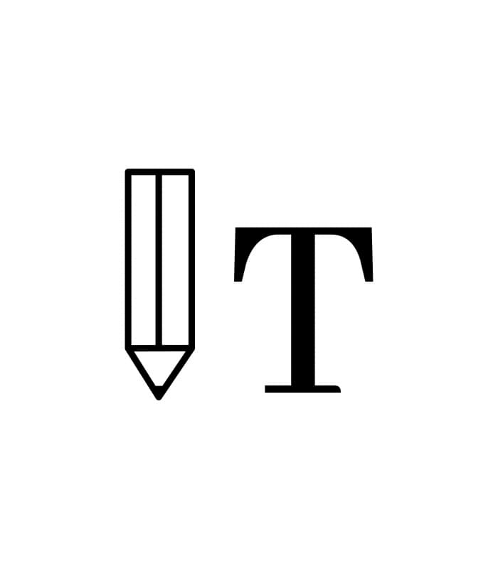 SERVICE GRAVURE TEXTE