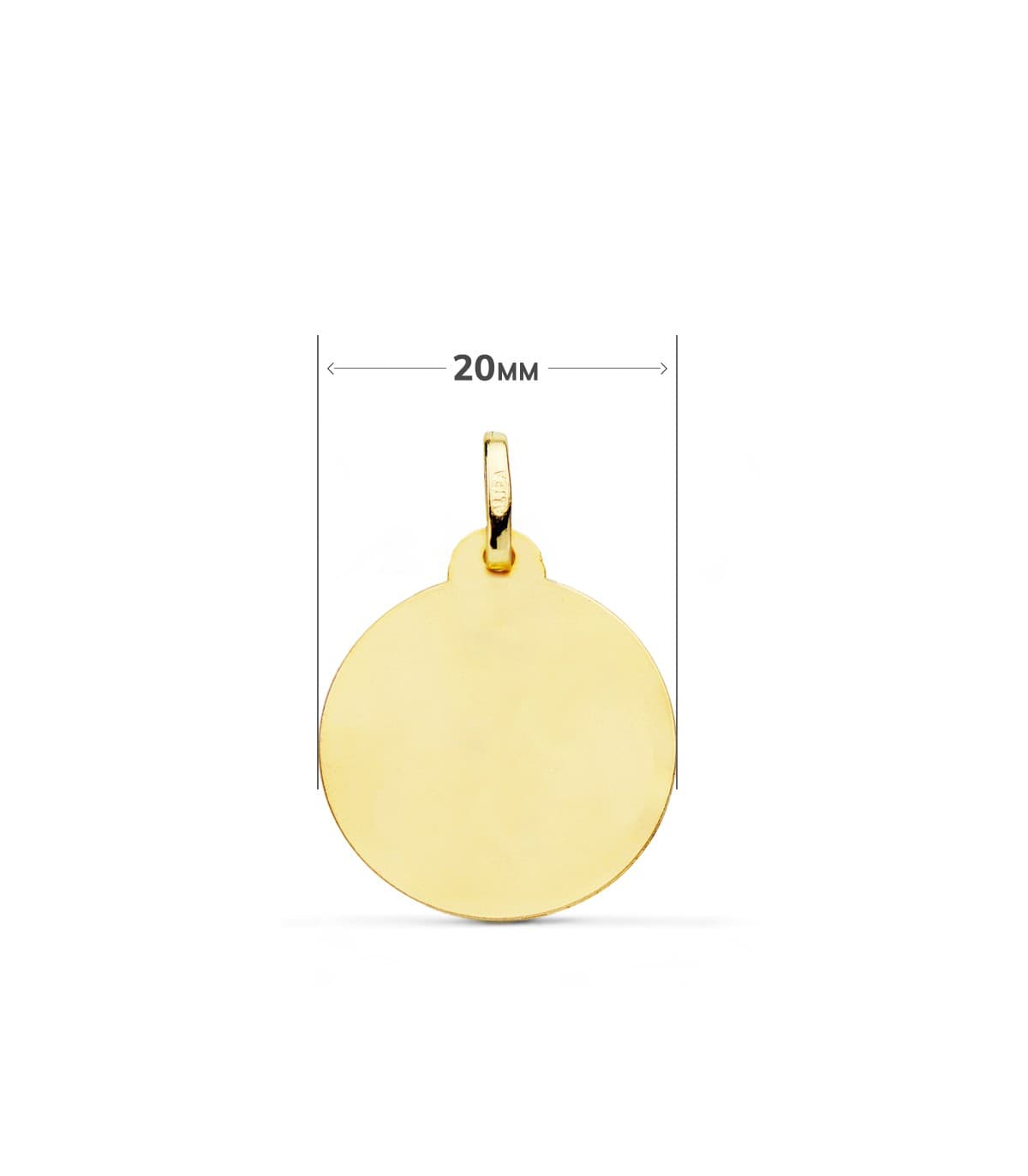 Medaille 18 Karat Gold Jungfrau Maria P3020-120