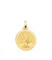 Medalla Árbol de la Vida Oro 18K 18 mm