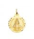 Médaille Vierge de Guadalupe Extremadura 18K 20 mm Sculptée